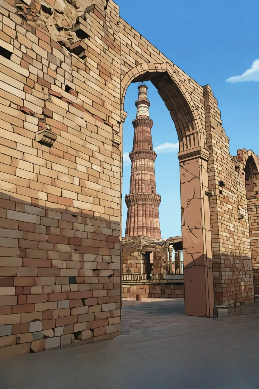 Restoration of Qutub Minar