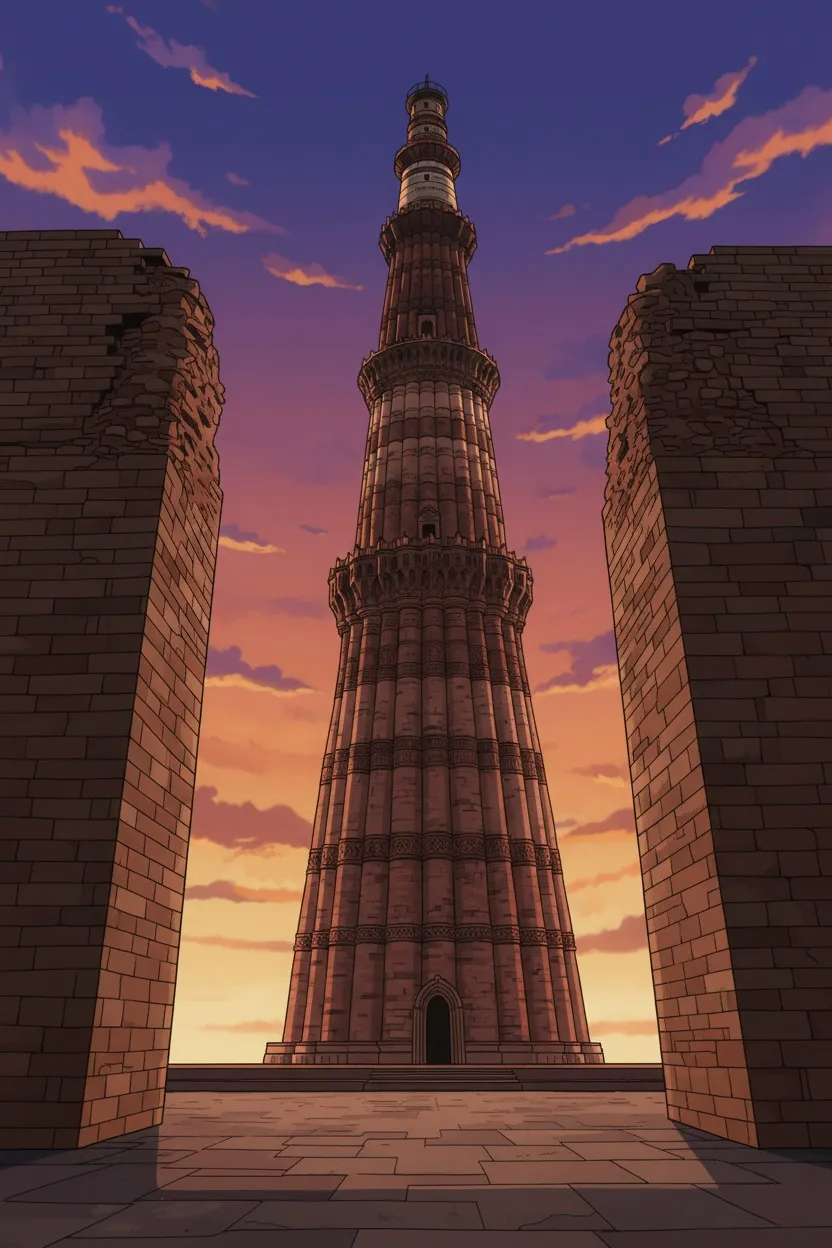 Iron Pillar and Qutub Minar Symbolism