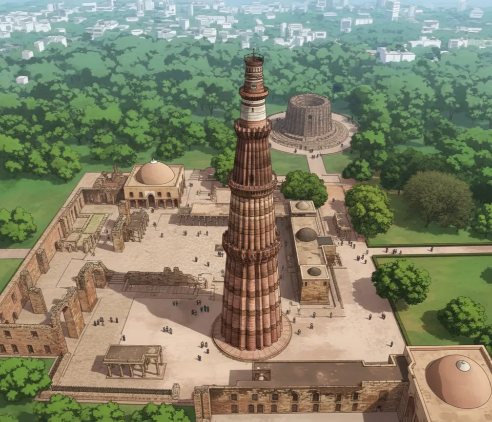 Restoration of Qutub Minar
